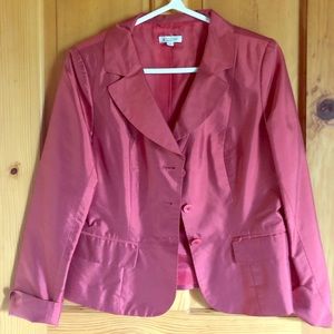 100% silk blazer